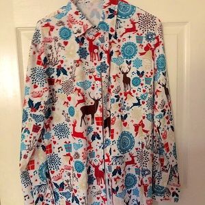Ugly Christmas Sweater/Button Up